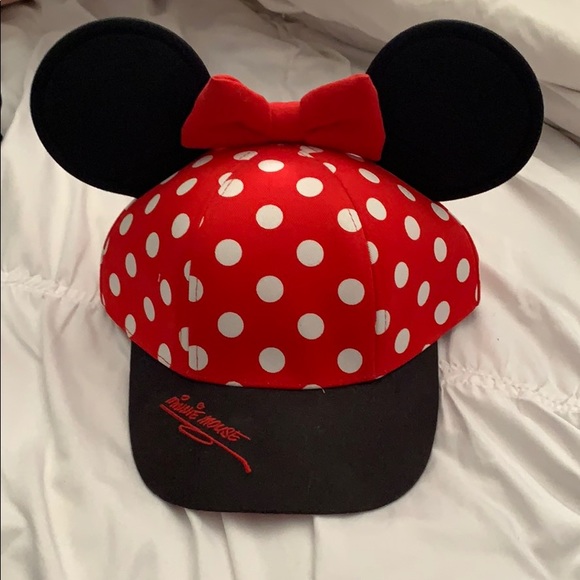 Disney Accessories - Disneyland Minnie Mouse baseball hat with ears Disney Accessories - Disneyland Minnie Mouse baseball hat with ears